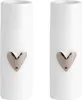 Räder Minivasen Herz 2er Set silber D.3,5cm, H.9cm Voir les images du produit 1