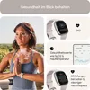 Fitbit Sense 2 Lunar White / Platinum Produktbild-Vorschau 17