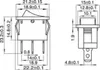 Wippenschalter McPower, 3-polig, schwarze Wippe, AC 250V/6A Produktbild-Vorschau 3
