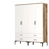 Skye Decor, Kumsal TT - Walnut, White, Kleiderstangen, Produktbild-Vorschau 5