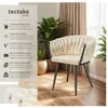 tectake® Set Esszimmerstuhl Astano gepolstert, mit Produktbild-Vorschau 2