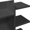 Stolní organizér černý 42 x 21,5 x 42 cm kompozitní dřevo Náhled obrázku produktu 7