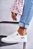 Damen Sneakers KK274010 Weiß, geschnürt, abgerundete, Produktbild-Vorschau 9