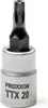 Proxxon 23758 Torx Einsatz TTX20 Antrieb 6,3mm (1/4") mit Produktbild-Vorschau 5