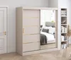 Schiebetürenschrank 180x200 Hermes, Kaschmir, Spiegel, Produktbild-Vorschau 3