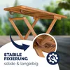 CASARIA® Balkonmöbel Set 2 Personen Wetterfest Holz Produktbild-Vorschau 5