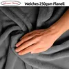 Fleece Kuscheldecke 150x200 cm Flauschiges Polyester Produktbild-Vorschau 3