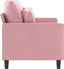 vidaXL 2-miestna pohovka Pink 120 cm Velvet Náhľad obrázku produktu 4