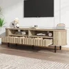 Merax Meuble TV avec 2 tiroirs et 5 pieds, meuble TV Voir les images du produit 3
