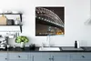 MuchoWow® Poster Brücke - Nacht - Skyline 75x75 cm - Wand Produktbild-Vorschau 3