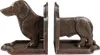 Clayre & Eef Buchstützen 2er-Set Hund Dackel 23x8x13 cm Produktbild-Vorschau 1