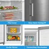 Midea - MDRU385MTE46 - Kühlschrank/Gefrierschrank- Inox Produktbild-Vorschau 11