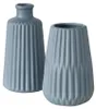 Boltze Vasen Set Esko 2-teilig blau matt, Blumenvasen aus Anteprima dell’immagine prodotto 1