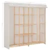 Kleiderschrank Weiß 173 x 40 x 170 cm Stoff Produktbild-Vorschau 6
