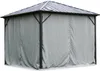 HOME DELUXE - Rideaux Pavillon solaire LED AZUR - Couleur Voir les images du produit 1