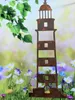 Edelrost Gartendekoration Leuchtturm Produktbild-Vorschau 3