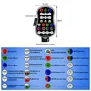 DJ disco pódiové párty svetlá - RGB LED stroboskopické Náhľad obrázku produktu 8