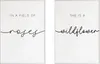 She is a Wildflower 2er Set Poster Niedlicher Spruch Produktbild-Vorschau 2