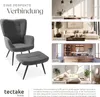 tectake® Sessel Hygge gepolstert Produktbild-Vorschau 7
