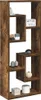 A tall, narrow bookshelf with multiple cubbies, displaying various decorative items. Anteprima dell’immagine prodotto