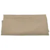 A folded taupe umbrella cover on a white background. Voir les images du produit