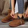 ASKSA Damen Schneestiefel Gefuettert Winterschuhe Ankle Produktbild-Vorschau 5