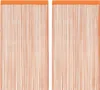 vidaXL Rideaux à fils 2 pcs. Orange 100x250 cm Voir les images du produit 1