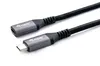 Cavo di prolunga USB 3.2 Gen 2 da C a C, M/F, 0,5 m, Anteprima dell’immagine prodotto 2