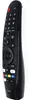 A black TV remote control is shown against a white background. Produktbild-Vorschau