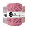 Three spools of macrame cord in different pastel colors. Podgląd zdjęcia produktu
