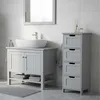 Relaxdays Badezimmerschrank, 4 Schubladen, HxBxT: 82 x 30 x Produktbild-Vorschau 3