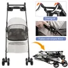 Klappbar Hundewagen Haustiere Buggy, bis 15 kg, Produktbild-Vorschau 5