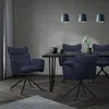 ML-Design jedálenské stoličky otočné sada 4 tmavomodrých Náhľad obrázku produktu 7