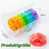 Tablettenbox 7 Tage Medikamentenbox 28 Extra Groß Fächer Produktbild-Vorschau 2