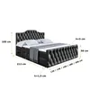 ALTDECOR Boxspringbett mit Fußteil, H4 Matratze und Topper Produktbild-Vorschau 6