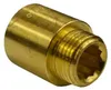 Závitové kovanie mosadzný kohútik 1/2" AG x 1/2" IG 30 mm Náhľad obrázku produktu 2