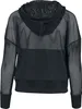Urban Classics Ladies Mesh Hoody nero - L Anteprima dell’immagine prodotto 7