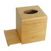 A wooden tissue box with a sliding drawer. Náhled obrázku produktu