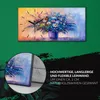 Küchenuhr Bürouhr Leinwand Uhr Geräuschlos 60x30 Malerei Produktbild-Vorschau 5