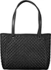 Elegante schwarze Damentasche mit Fächern und Produktbild-Vorschau 2
