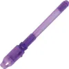 A purple pen with a UV light on a white background. Produktbild-Vorschau