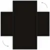 Bacheca in sughero nero 80x40 cm cornice in legno NERO Anteprima dell’immagine prodotto 8