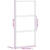 The Living Store Schiebetür Schwarz 102,5x205 cm Hartglas Produktbild-Vorschau 9