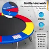KIDUKU® Copertura del bordo del trampolino Ø427 cm colorata Anteprima dell’immagine prodotto 5
