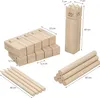 WELLGRO XL Kubb Spiel mit Laser Gravur - Kiefernholz mit Produktbild-Vorschau 2