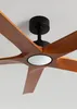 WIND INDUSTRIAL WOOD - Leiser 40W-Deckenventilator aus 100 Produktbild-Vorschau 6