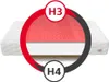 Matratze 90 x 200 cm EMPOLI 7 Zonen H3 H4 Kaltschaum Kokos Produktbild-Vorschau 2