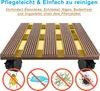 LZQ 2 Stück WPC Pflanzenroller 30x30 cm 100 kg Tragkraft, Produktbild-Vorschau 3