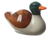 Teichdeko ENTE - schwimmende Dekofigur für Teich und Wasserschale - Porzellan - L: 9,3cm Produktbild-Vorschau
