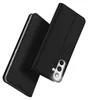 A black flip phone case is shown diagonally against a white background. Produktbild-Vorschau